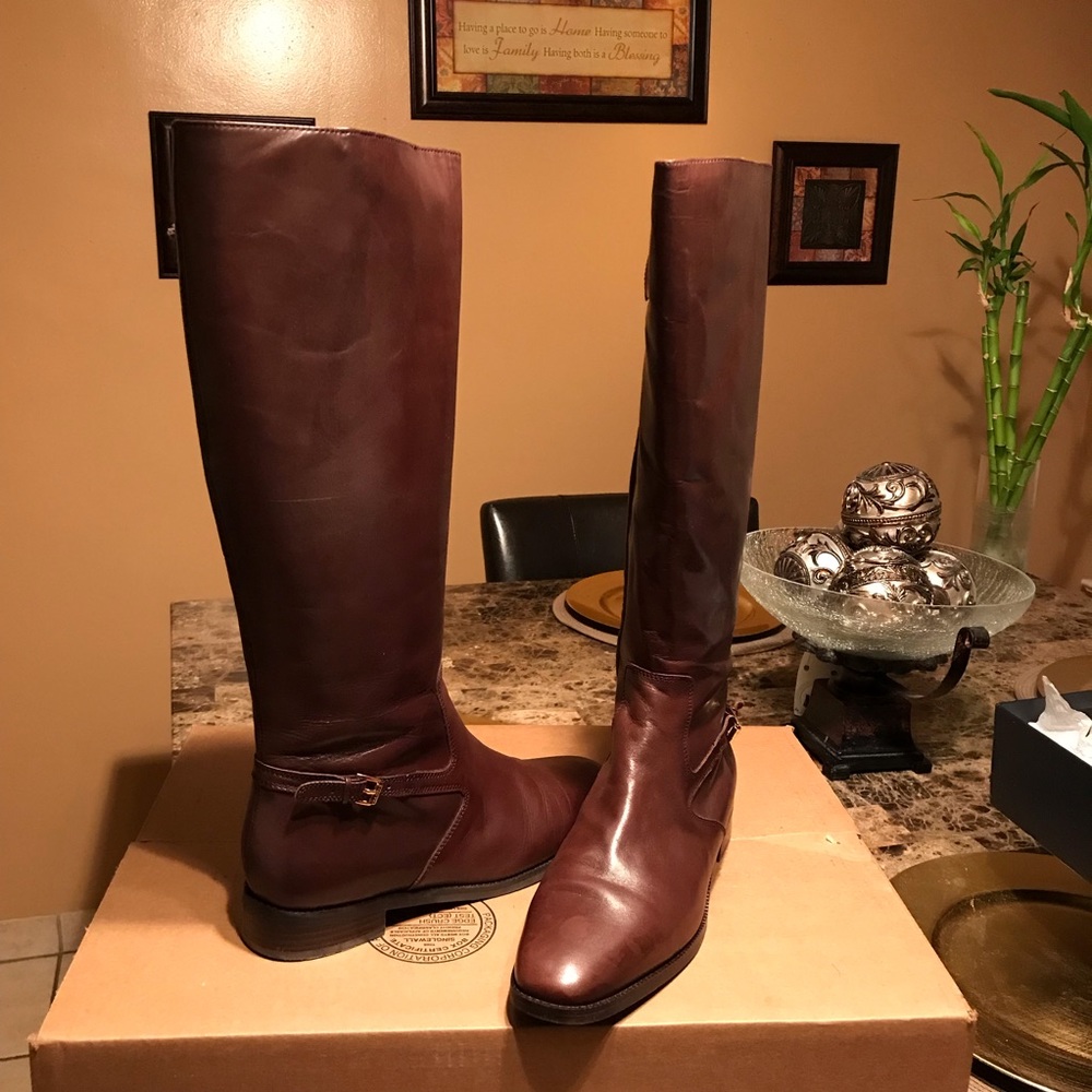 Ralph Lauren chocolate Brown riding boot